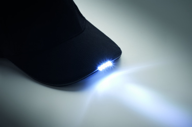 Logo trade advertising products picture of: 5 panel LED cotton cap 220gr/m²